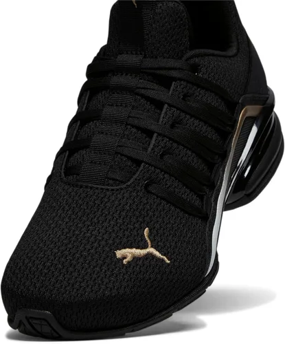 Miniatura 2 de PUMA Tenis Axelion para mujer, oro negro, 7.5, Puma Negro-puma Oro