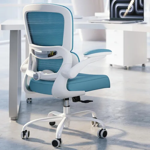 TRALT Silla de oficina – Silla de escritorio ergonómica con soporte lumbar ajustable, silla de computadora de malla, sillas ejecutivas para oficina