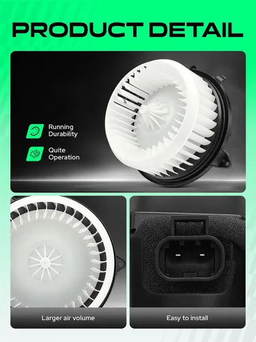 Miniatura 5 de Conjunto del motor del ventilador del calentador del A/C para Ford Fusion Lincoln MKZ 2010-2012 Mercury Milan 2010-2011, parte delantera