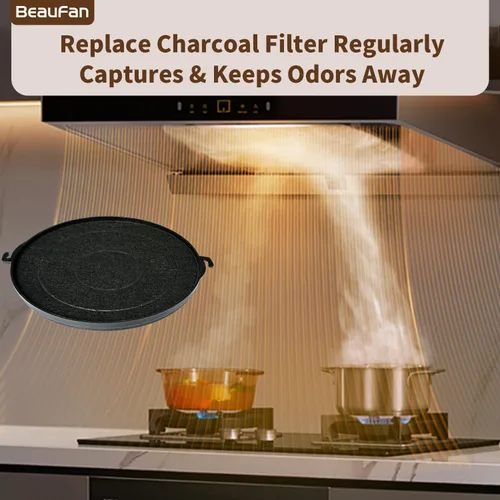 Miniatura 6 de Juego de 4 filtros de carbón CF1 de repuesto para modelos de campana extractora Zline KBCRN-36, KBCRN-42, KBCRN-48, KECRN-36, KN4-48, KE2i-36, KL2-30