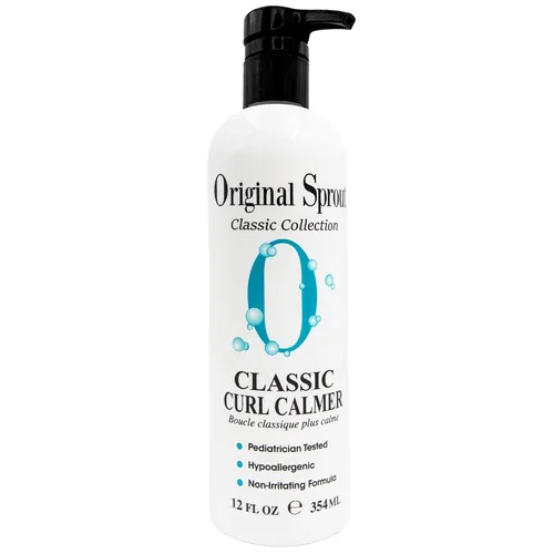Original Sprout Curl Calmer, hidratar y definir los rizos, crema antiencrespamiento para todo tipo de cabello, botella de 12 onzas, productos para
