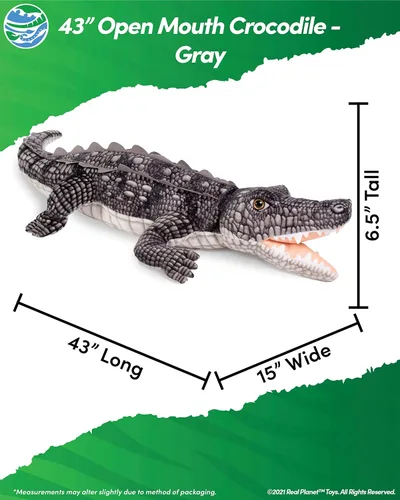 Miniatura 2 de Real Planet Juguete de peluche de reptil, regalo realista para niños de todas las edades, peluche de reptiles de la selva, regalos de cumpleaños
