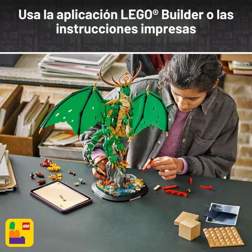 Miniatura 6 de LEGO NINJAGO The Guardian Dragon - Kit de construcción de modelos de la serie Legends Monstrosity - Decoración de habitación para adolescentes