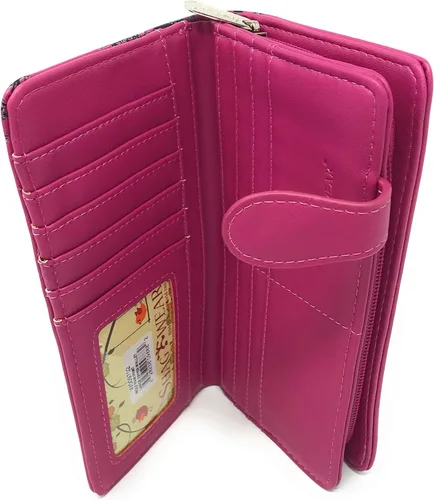 Miniatura 4 de Shag Wear Cartera grande Wolf Paw para mujer de 7", Rosado, Moderno