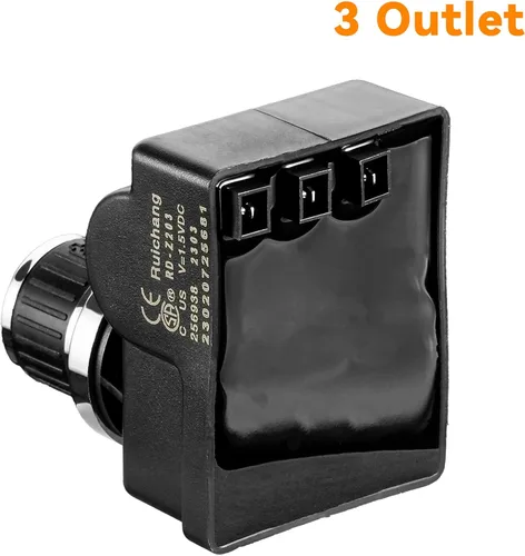 Miniatura 2 de onlyfire Generador de chispas universal de 3 salidas, batería AA, interruptor de botón pulsador táctil, repuesto de encendedor para Charbroil