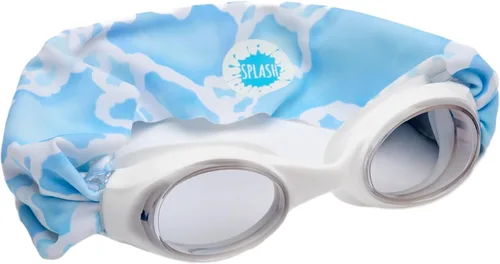 Miniatura 9 de Splash Place - Gafas de natación con correa de tela - Gafas de natación para adultos y niños - Tema de todo el mundo Teñido anudado