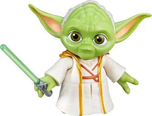 Star Wars: Young Jedi Adventures Yoda Figura de acción, juguetes de 3 pulgadas de alto, juguetes preescolares para niños y niñas de 3 años
