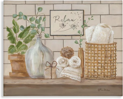 Stupell Industries Lienzo decorativo para pared, diseño de Pam Britton