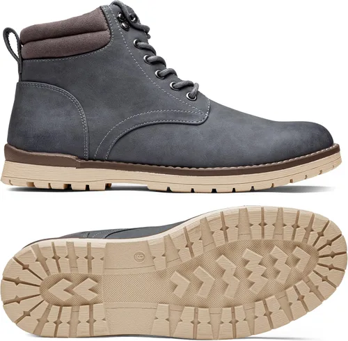 Miniatura 2 de Vostey Botas de senderismo para hombre, impermeables, botas chukka casuales para hombre