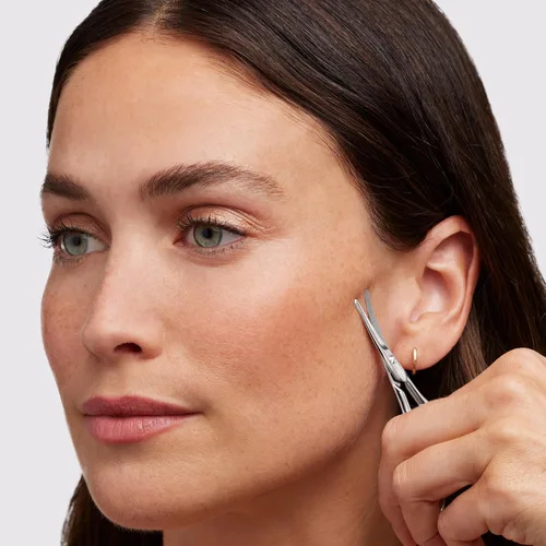 Miniatura 4 de Tweezerman Tijeras de pelo facial de acero inoxidable