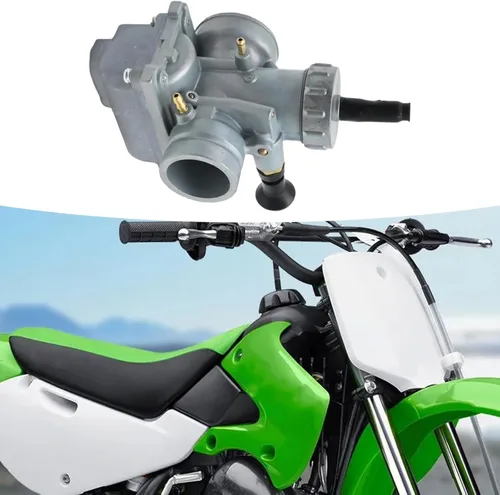 Miniatura 7 de Carburador con manguera compatible con Kawasaki KX65 KX80 Suzuki RM65 RM80 RM85 Yamaha YZ80 YZ85