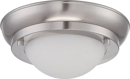 Miniatura 3 de Nuvo 62/514 Montaje empotrado de una luz, 9.63 pulgadas, Pwt, Nckl, B/S, Slvr