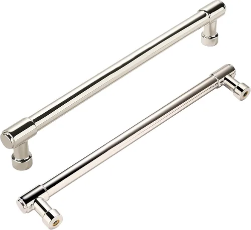Miniatura 120 de khtumeware - Juego de 2 tiradores grandes para gabinete, diámetro 1-3/4 pulgadas, zinc resistente, para cajones, puertas y tocadores, color latón