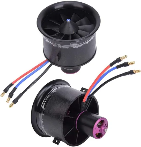 Miniatura 3 de Life EDF - Tubo de hélice de ventilador de 11 aspas de 2.520 in con motor sin escobillas para control remoto RC modelo aeronaves/drones Accesorios