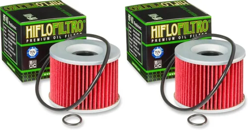 Miniatura 4 de HiFloFiltro HF401-2 Filtro de aceite premium, paquete de 2