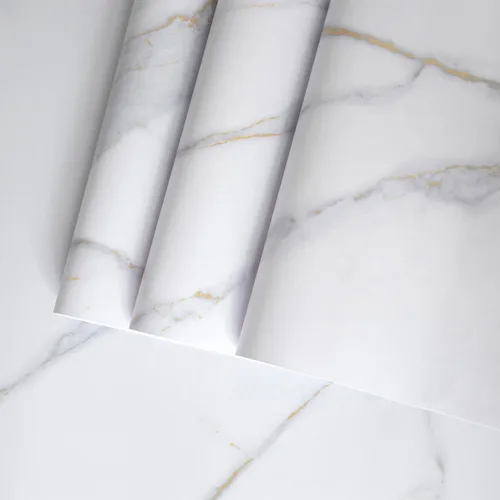 Miniatura 13 de BAYYA Papel tapiz texturizado de mármol gris, despegar y pegar, papel de contacto de granito gris mate, grueso, 16 x 79 pulgadas, adhesivo