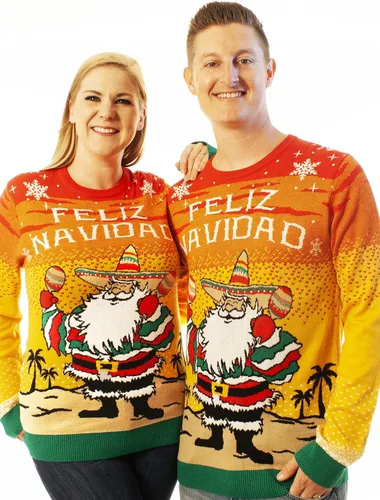 Miniatura 6 de Ugly Christmas Party - Suéteres llamativos de Navidad, unisex, suéter divertido de un reno