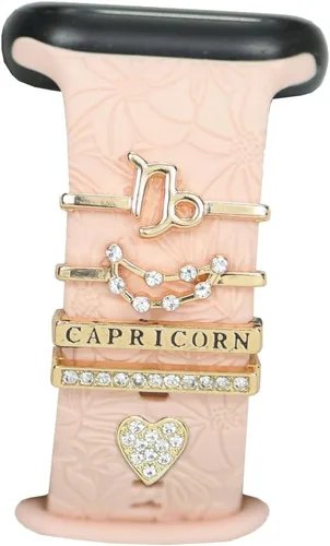 Miniatura 21 de Abalorios de Correa de Reloj Decorativos de 12 Constelaciones para Mujeres Compatibles con Apple Watch de 38 mm, 40 mm, 41 mm, 42 mm, 44 mm, 45 mm