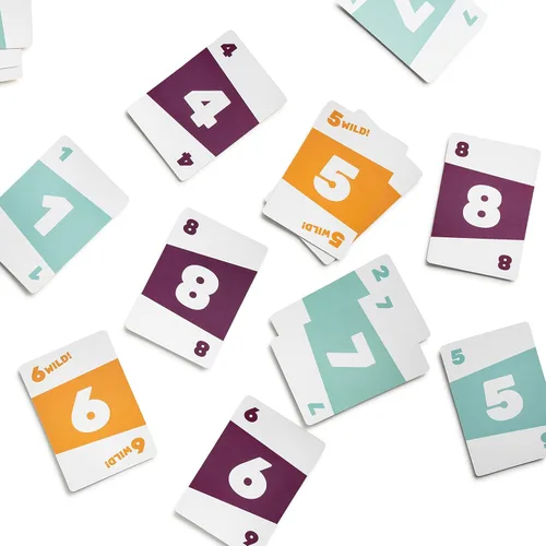 Miniatura 2 de Juego de cartas – El juego Lightning Fast para niños, familias y adultos – perfecto para la noche de juegos en familia / 2-4 jugadores