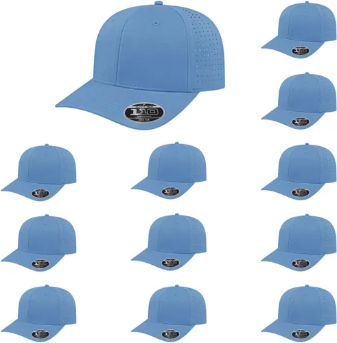 Miniatura 22 de Cap America i8533 Flexfit 110 Gorra Snapback Perforada de Rendimiento de Perfil Medio de 6 Paneles con Protección UV y Snapback Ajustable
