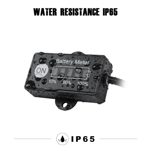 Miniatura 5 de Medidor de nivel de batería de plomo ácido de 12 V y 24 V para carrito de golf, monitor de capacidad de batería LED para Club Car Star Carretilla