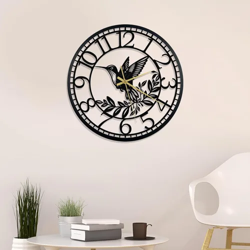 Miniatura 8 de Reloj de pared grande – Reloj de pared para decoración de sala de estar, silencioso y sin tictac, adecuado para decoración de pared, decoración