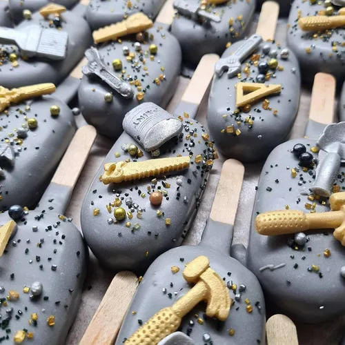 Miniatura 5 de Herramientas de mano moldes para fondant de chocolate, moldes de silicona, mini alicates, herramientas de construcción, moldes de decoración