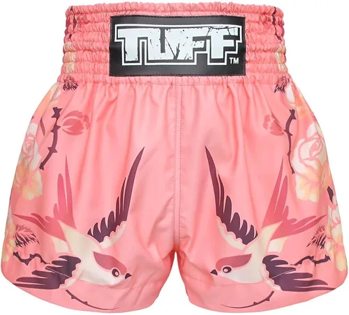 Tuff Sport Pantalones cortos de boxeo Muay Thai para mujeres y niñas, entrenamiento de artes marciales, ropa de gimnasio