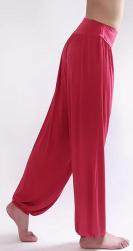 Miniatura 5 de Pantalones de algodón modal para mujer de AvaCostume, pantalones suaves para practicar yoga o deportes.