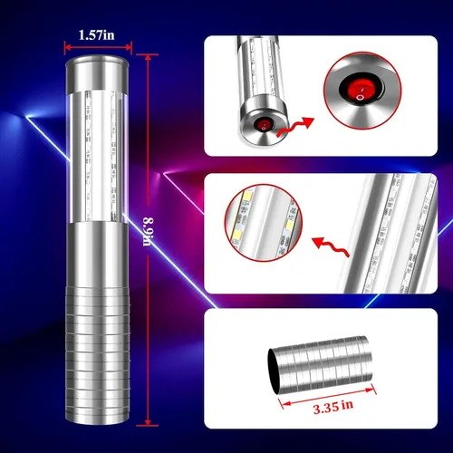 Miniatura 4 de Luz de Bastón Estroboscópica, Luz de Mano para Escenario, Destellos de Botella de Champán, Luces LED Recargables de Servicio de Botella - para Bar