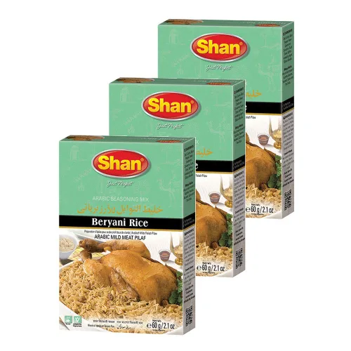 Miniatura 321 de Shan Korma Recipe and Seasoning Mix 1.76 oz (50g) - Spice Powder for Traditional Meat in Yogurt Sauce - Suitable for Vegetarians - Airtight Bag in a