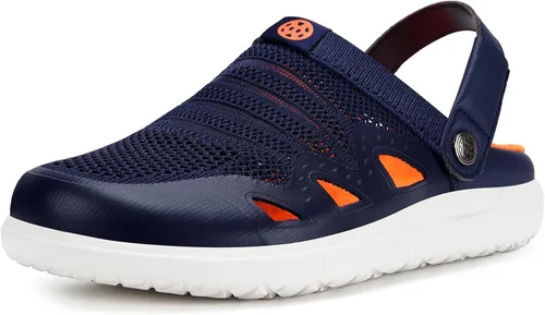 Miniatura 9 de Zuecos de jardín para hombre y mujer, sandalias transpirables para caminar ortopédicas de verano con suela de fascitis plantar
