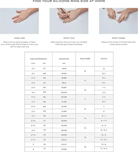 Miniatura 3 de QALO Crosshatch Q2X - Anillo de goma de silicona para hombre, anillo de boda de goma, transpirable, duradero, anillo de boda de goma para hombres