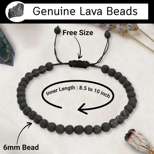 Miniatura 9 de Amazing Gemstone Crystal Anklet Ankle Bracelets for Women - Waterproof Beaded Healing Crystal Anklets, Plus Size Chakra Gemstone Bead Anklet