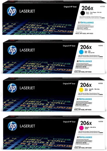 Miniatura 10 de HP 206X Cartucho de tóner negro Funciona con Color LaserJet Pro M255, MFP M282, serie M283 W2110X