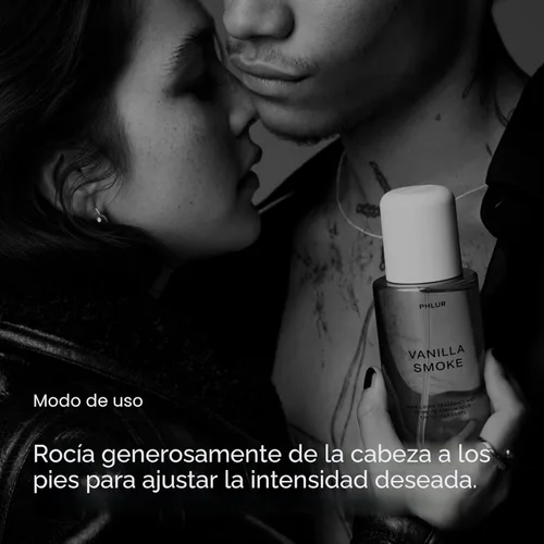 Miniatura 4 de PHLUR Vanilla Smoke - Fragancia corporal para cabello y cuerpo, espray corporal de vainilla de cachemira con pimienta rosa, bergamota, haba tonka e
