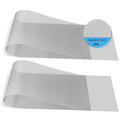 Miniatura 8 de ovsor Rollo de malla de acero inoxidable de 30 mallas – 2 piezas de 16 x 50 pulgadas (40.6 × 50.0 in) malla de alambre tejida profesional, pantalla