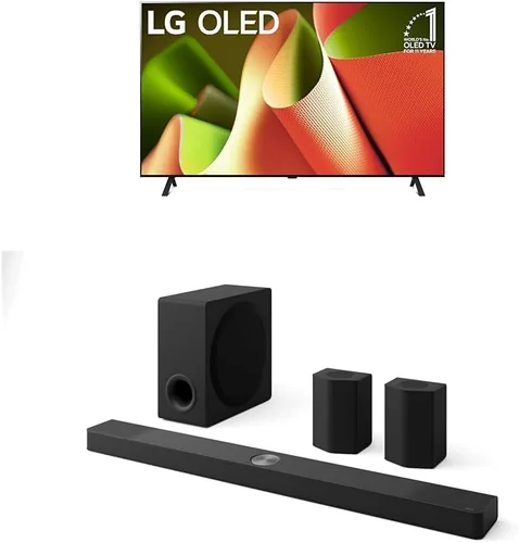 Miniatura 17 de LG Pantalla plana con procesador Smart TV 4K de 55 pulgadas clase OLED serie B4 con control remoto mágico alimentado por IA con Alexa incorporado