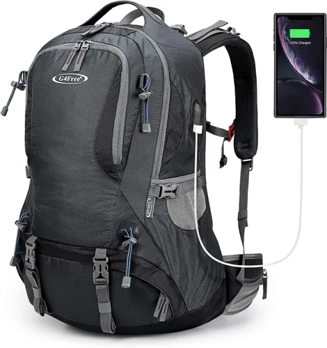 Miniatura 7 de Mochila G4Free de 11 gal para uso en exteriores, campamento, alpinismo, senderismo con funda para lluvia. Verde oscuro01