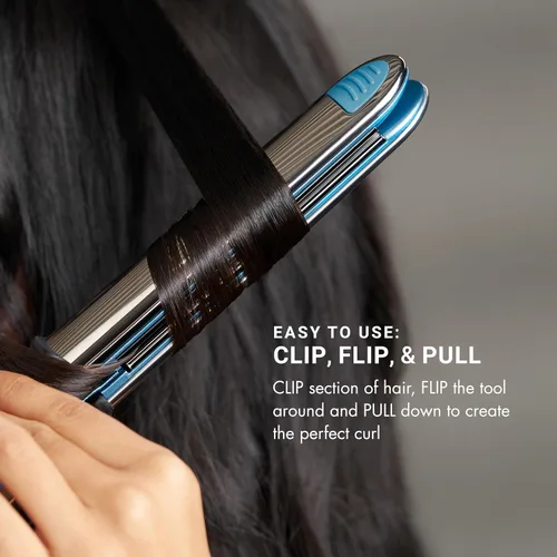 Miniatura 3 de BaBylissPRO Nano Titanium Prima Ionic Hair Straightener – Professional Flat Iron & Curling Iron in One for Stylists, Pro Styling Hair Tool Azul