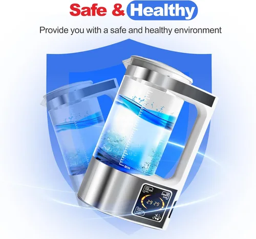 Miniatura 5 de Generador portátil de ácido hipocloroso (HOCL), generador de solución hipoclorosa de sodio de 2L, sistema de agua electrolizada de fabricación