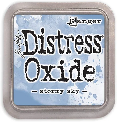 Miniatura 9 de Ranger Tim Holtz TDO55884 - Almohadilla de tinta de óxido envejecido, zafiro astillado, azul, mediano