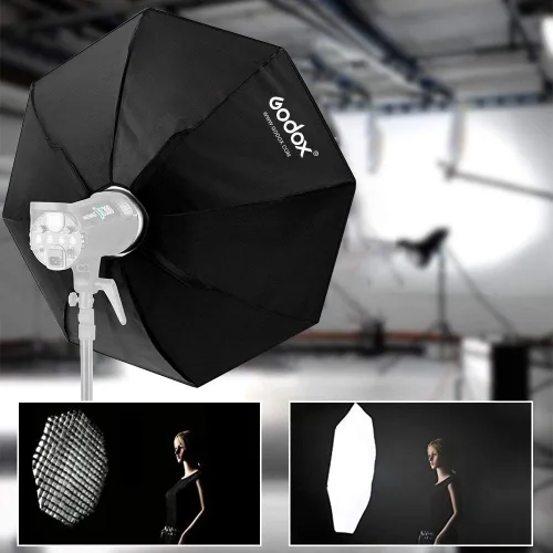 Miniatura 4 de Godox 55.1 in Top Octagon Grid Softbox Bowens Mount para Foto Studio Video Flash LED Iluminación