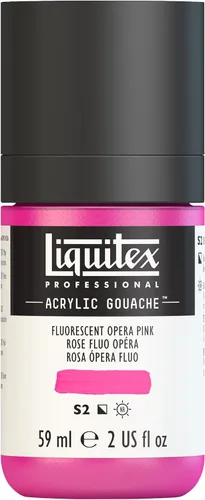 Miniatura 9 de Liquitex Professional - Gouache acrílico profesional, botella de 2 onzas (59 ml), blanco titanio