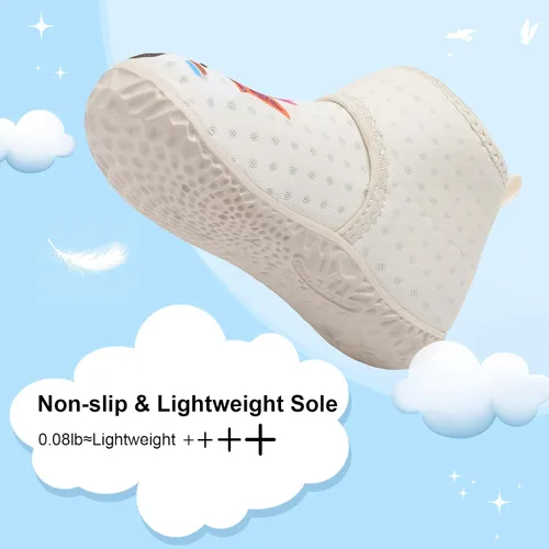 Miniatura 5 de JOINFREE Zapatillas transpirables para bebés y niñas, zapatos antideslizantes para primeros pasos, zapatos para cuna, zapatos descalzos para bebés