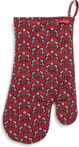 Miniatura 3 de Vera Bradley Juego de manoplas y guantes de horno de algodón para mujer, Flores encantadoras