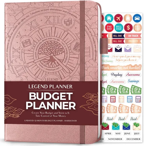 Miniatura 7 de Legend Budget Planner - Libro organizador financiero, cuaderno de cuentas de dinero y seguimiento de gastos para presupuestos mensuales del hogar