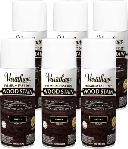 Miniatura 25 de Varathane Premium - Tinte para madera de secado rápido en aerosol, 10.25 onzas, ébano