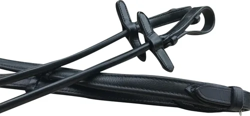 Miniatura 5 de Audrey' Brida de Cuero de Lujo - (Doble) Black Warmblood
