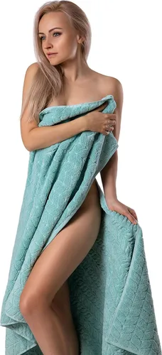 Miniatura 5 de BAGNO MILANO Toallas de baño de algodón turco, toallas de mano, juego de toallas de lujo de felpa suave de la colección jacquard
